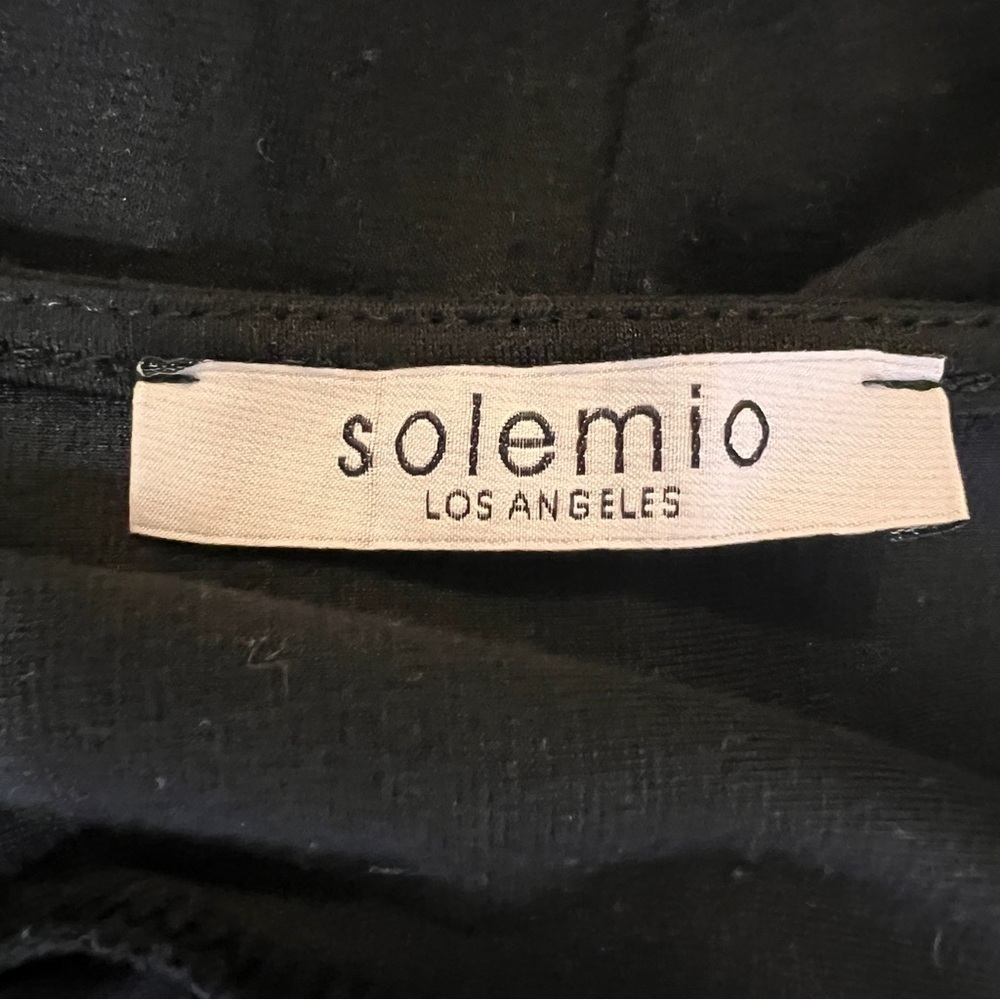 Solemio Los Angeles Elegant Black Lace Mini Cocktail Dress Size XS, EUC - Picture 6 of 7